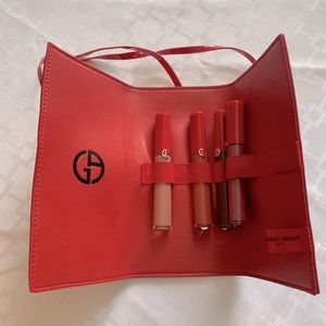 Georgia Armani lip gloss